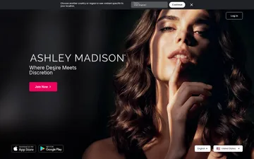 Screenshot der Ashley Madison-Website