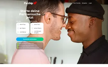 Screenshot der gayParship-Website