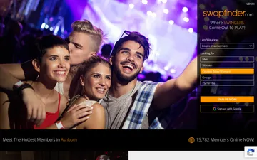 Screenshot der Swapfinder.com-Website