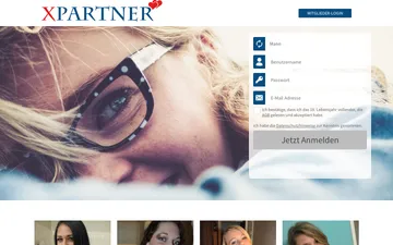Screenshot der XPartner-Website