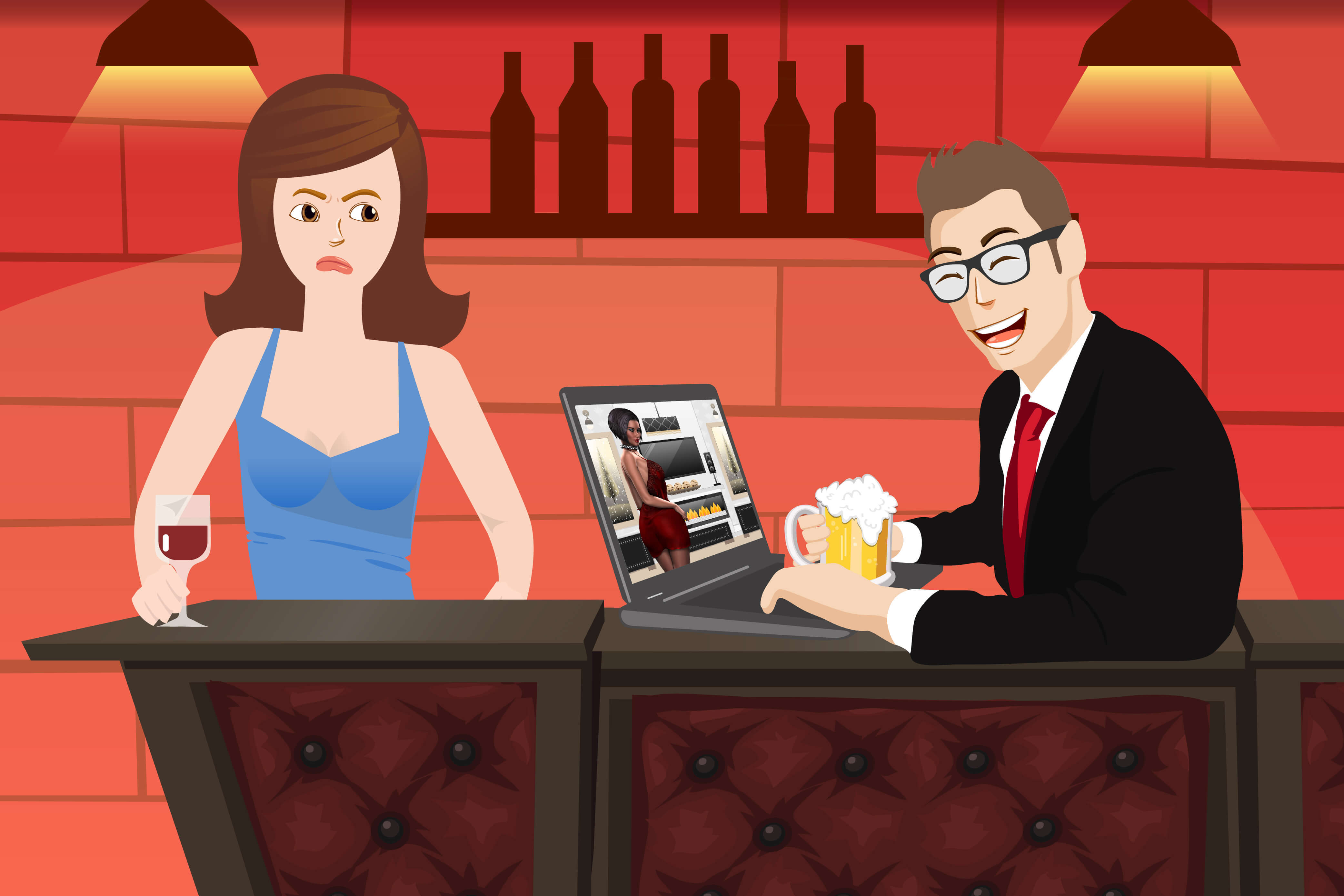 Dating Simulator: Virtuelle Liebe und Erotik mit Storyline - SingleBoerse.a...