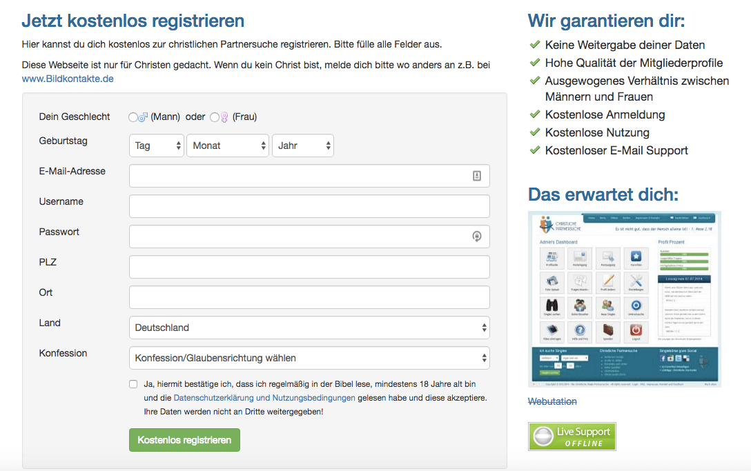 Christliche partnersuche im test
