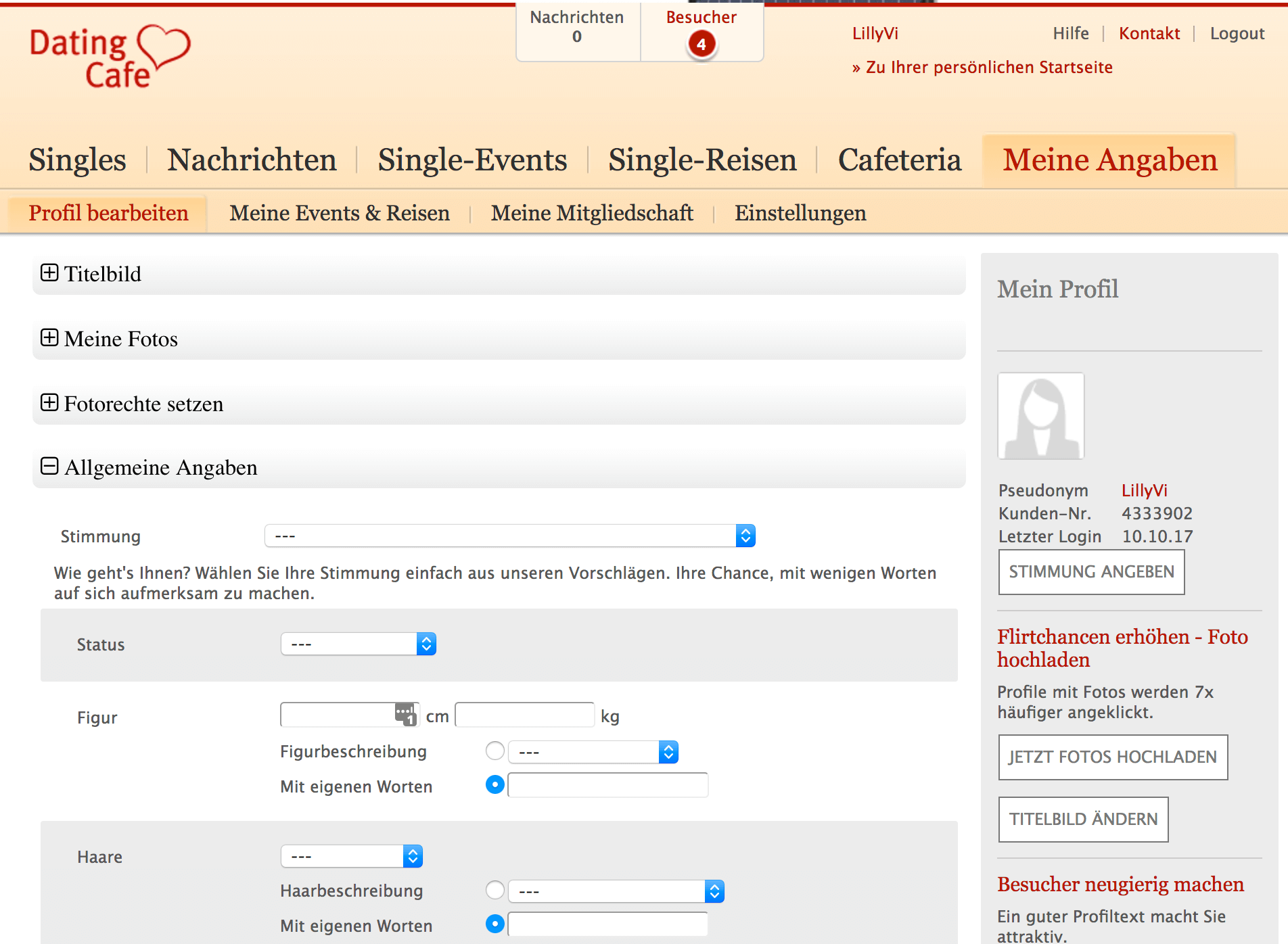 Dating seiten erstellen