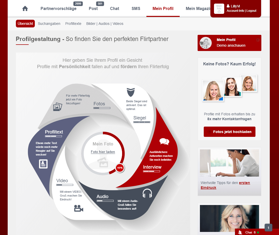 Partnervermittlung persönlichkeitstest