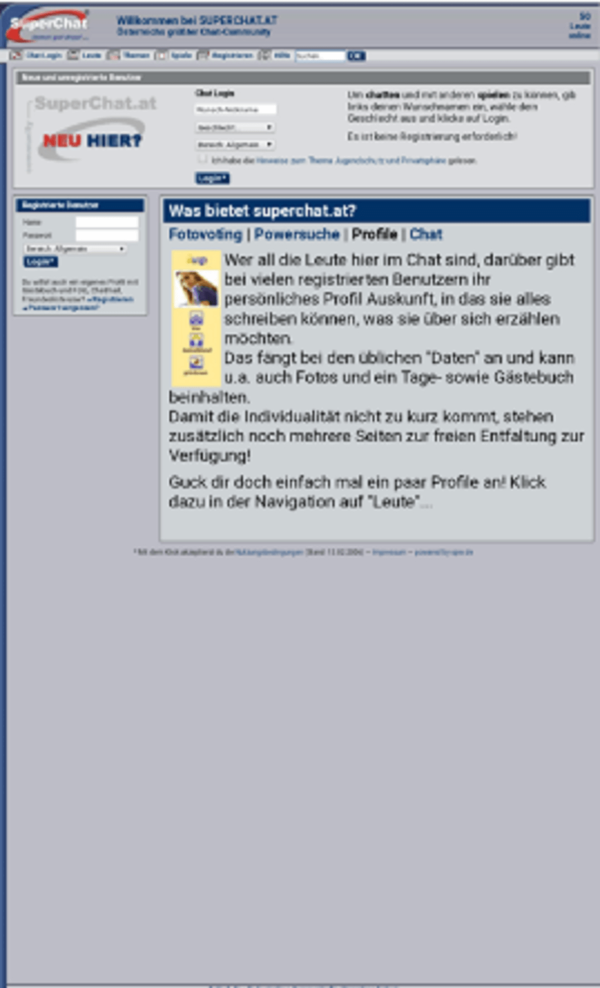 Super chat funktioniert nicht
