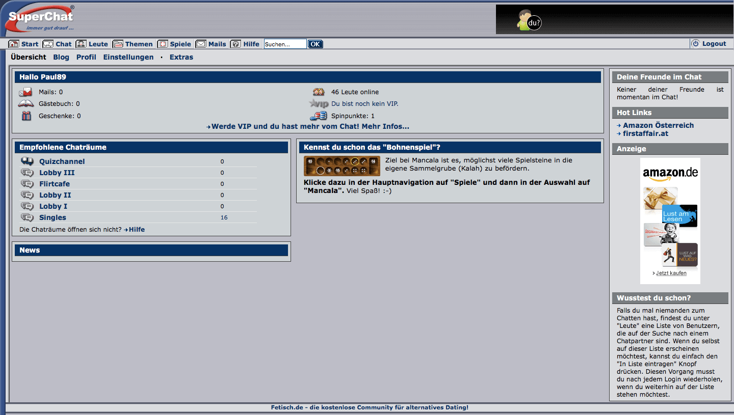 Superchat Startseite