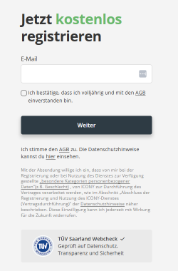 registrierung