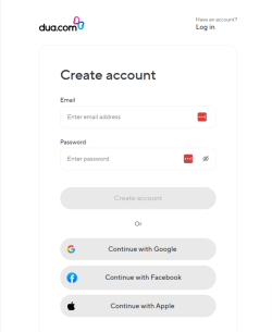 duacom sign up