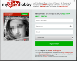 mydirtyhobby Anmeldung