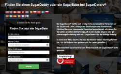 Sugardaters erster Schritt