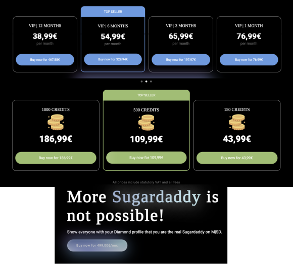 mysugardaddy cost