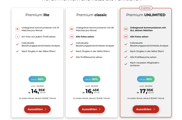 parship cost at