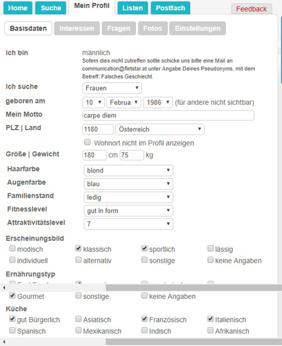 Singlebörse kostenlos test