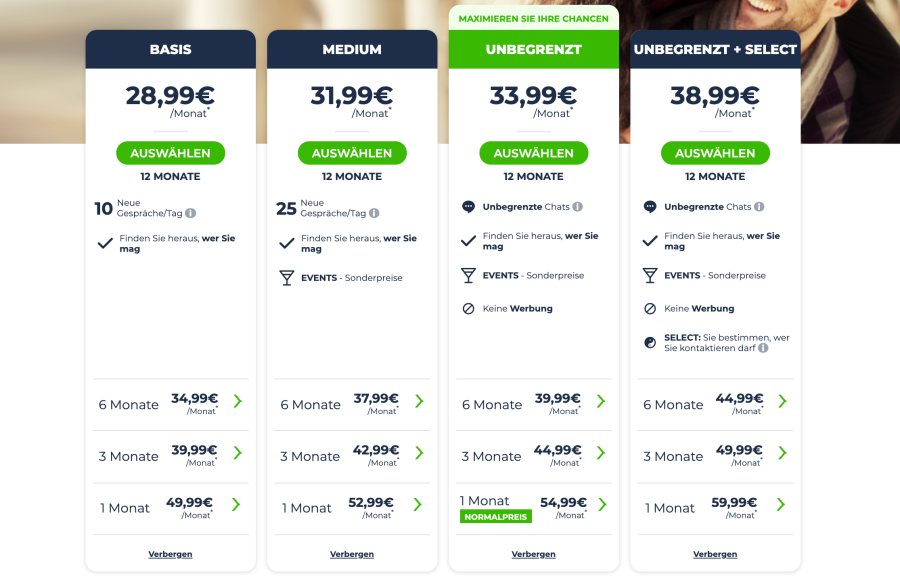 Kosten singlebörse