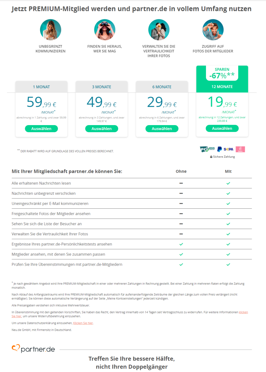 Seriöse günstige partnervermittlung