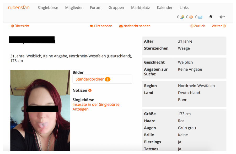 Rubensfan Test März 2024 - Große Liebe XXL? - SingleBoerse.at